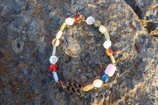 Multi-stone Short Necklace